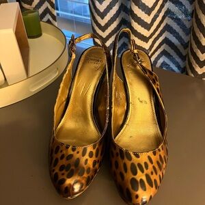 Animal Print platform Shoe